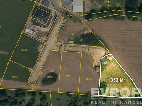 Prodej pozemku pro bydlení, Soutice, 1353 m2