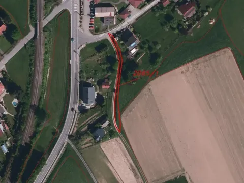 Dražba pozemku, Ropice, 375 m2