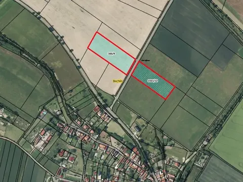 Prodej pozemku pro bydlení, Bechlín, 6418 m2