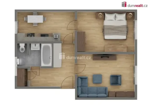 Prodej bytu 2+1, Rožnov pod Radhoštěm, Jiřího Wolkera, 56 m2