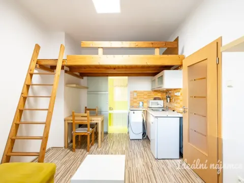 Pronájem bytu 1+kk, Praha - Holešovice, Přístavní, 20 m2
