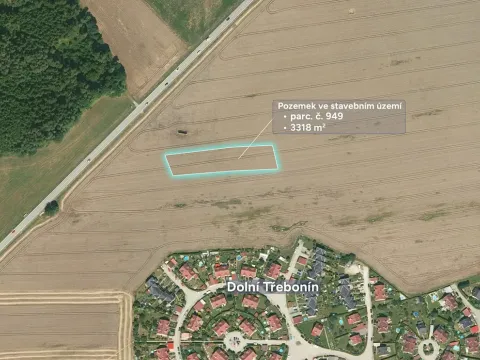 Prodej pozemku pro bydlení, Dolní Třebonín, 3318 m2