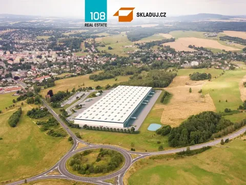 Pronájem skladu, Rumburk, Bentelerova, 11000 m2