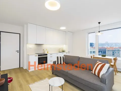 Pronájem bytu 2+kk, Praha - Holešovice, U Pergamenky, 55 m2