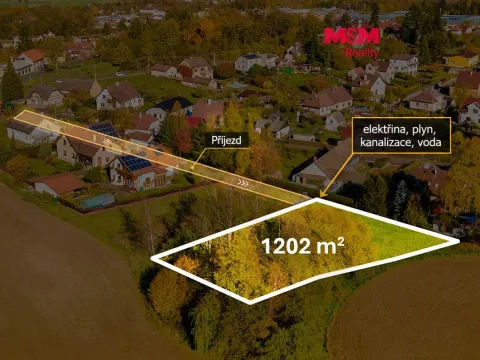 Prodej pozemku pro bydlení, Nepomuk, Polní, 1202 m2